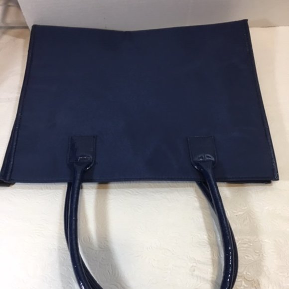 NWT The Chelsea Tote Faux Croc Pattern on Front Blue 15x12.5 - Picture 10 of 10